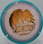 2024 Sexton Firebird ripping a power forehand line with a clean flat release at DeLaveaga Disc Golf Course in Santa Cruz, CA, showing its signature torque resistance.

