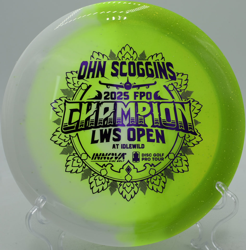 Side profile of the Destroyer Test Material edition, captured mid-throw at Jones Supreme DGC, Emporia, KS.