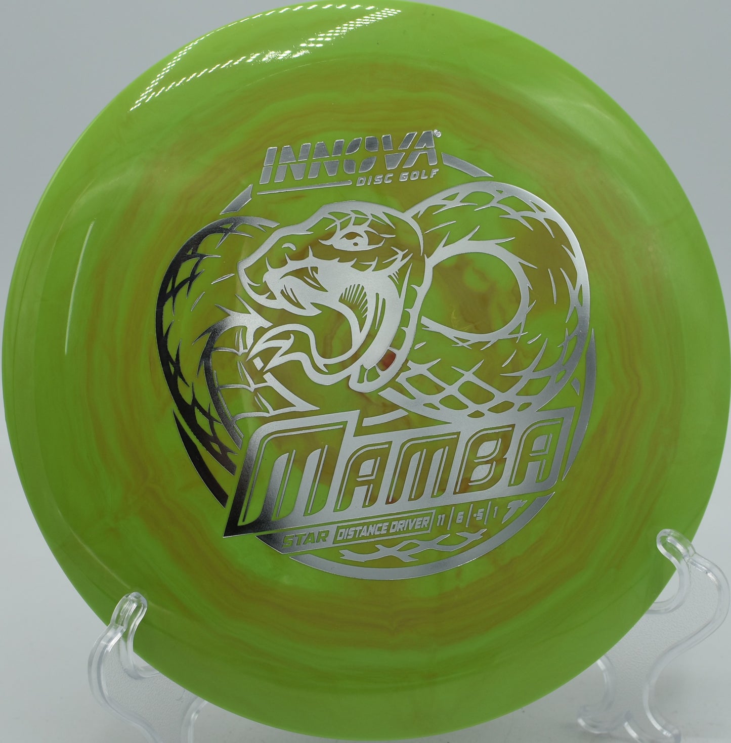 Innova Star Mamba understable driver flying a turnover bomb at Fountain Hills Disc Golf Course in Fountain Hills, Arizona