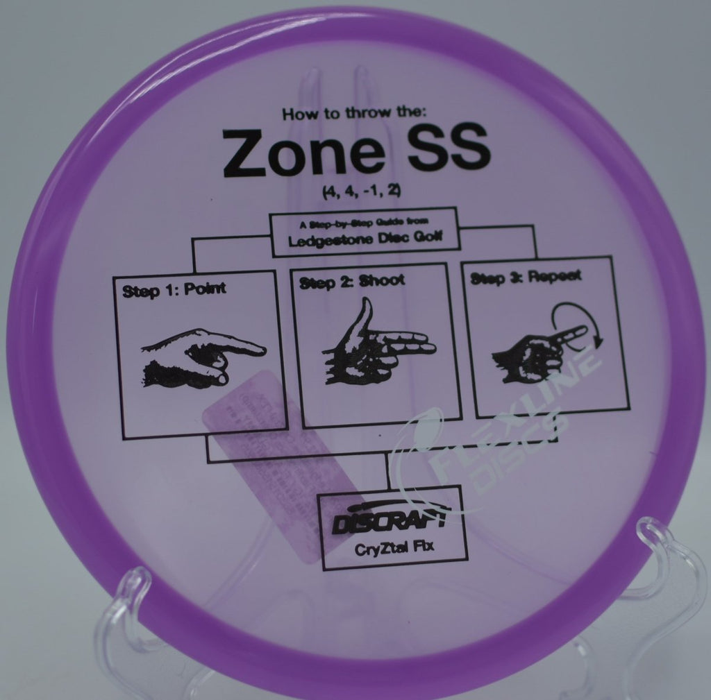 CryZtal FLX Zone SS delivering consistent approach control at Robbins Park Disc Golf Course in Cornelius, North Carolina