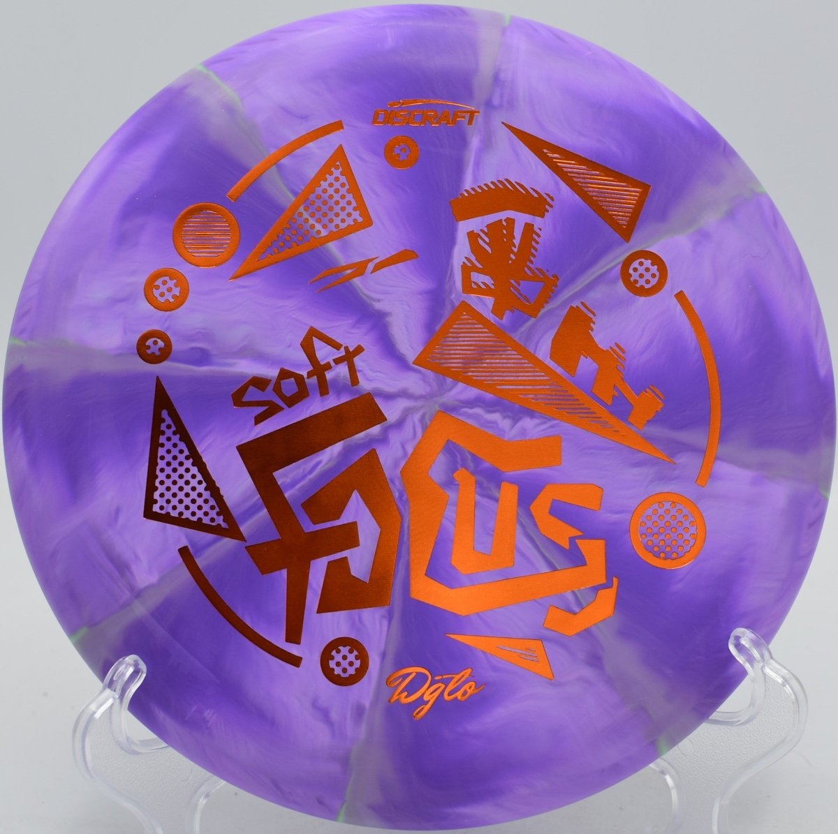 DGLO Soft Swirl Focus disc golf putter popular in Georgia for consistent putting
