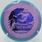 2025 Sexton Firebird pushing forward on a forced forehand angle at Lake Eureka DGC in Eureka, Illinois.

