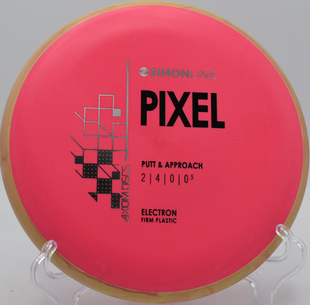 MVP Electron Firm Pixel launched from straddle stance at Brewster Ridge Disc Golf Course in Jeffersonville, Vermont

