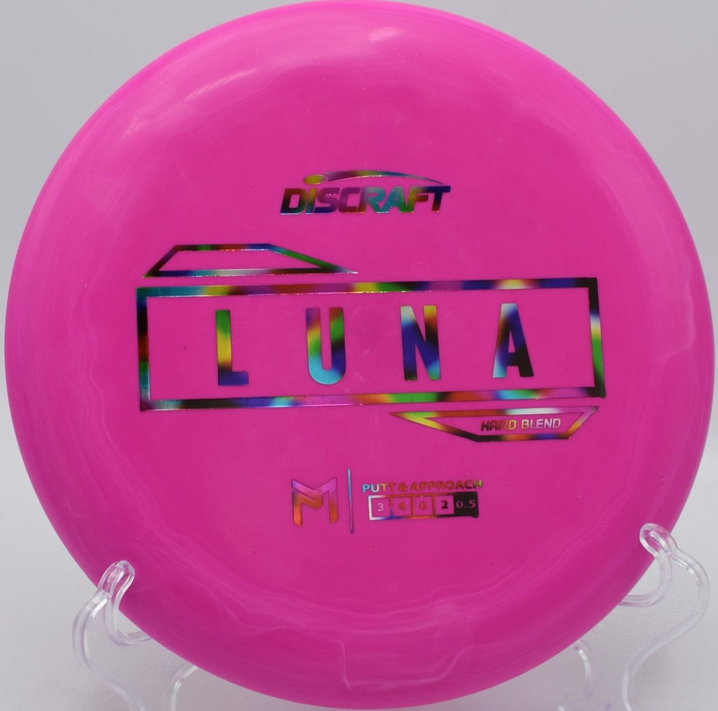 Hard Blend Luna putter thrown in Oregon with nationwide shipping for smooth release touch upshots