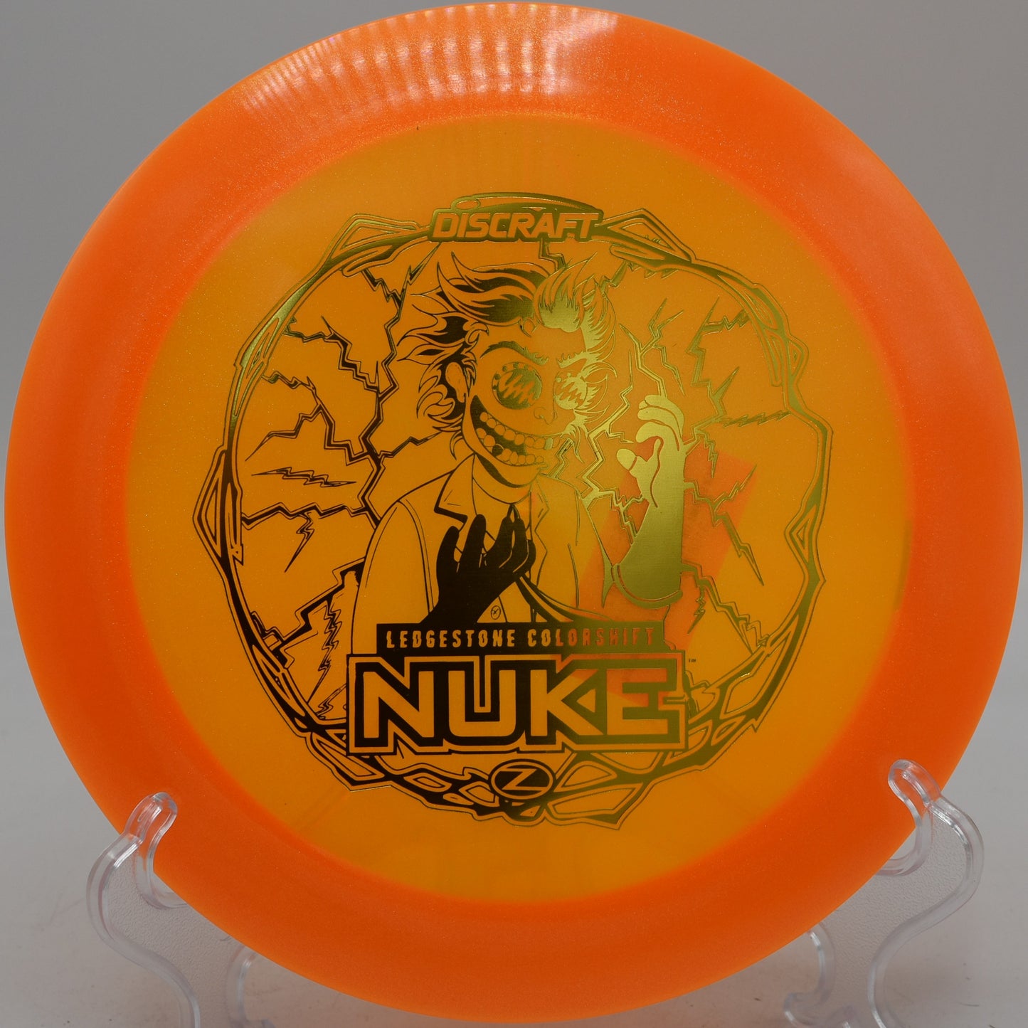 ESP Nuke carving a hyzer bomb at DeLaveaga Disc Golf Course in Santa Cruz, California