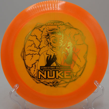 ESP Nuke carving a hyzer bomb at DeLaveaga Disc Golf Course in Santa Cruz, California