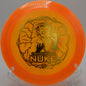 ESP Nuke carving a hyzer bomb at DeLaveaga Disc Golf Course in Santa Cruz, California