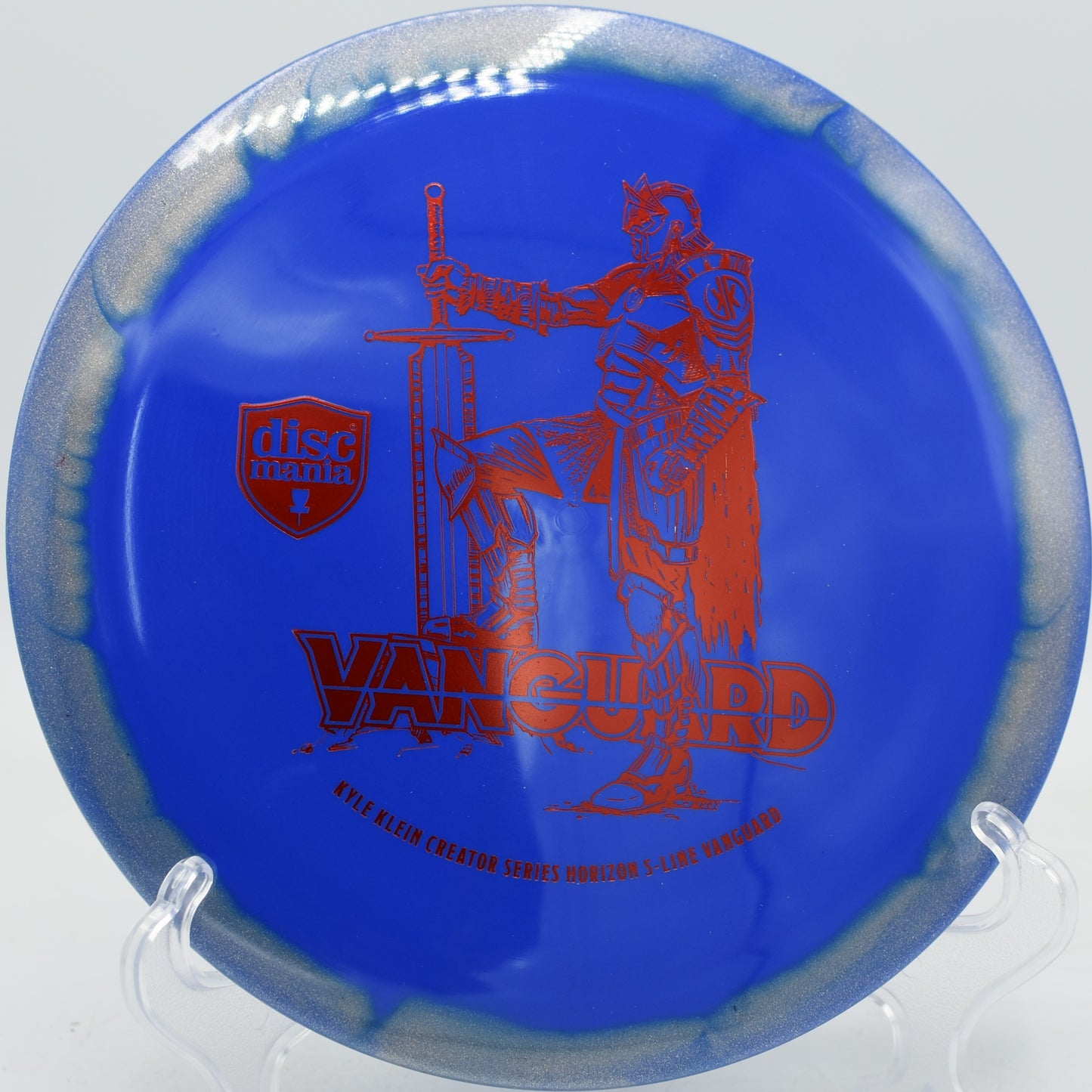 S-Line Horizon Vanguard thrown on a steep hyzer, fading predictably into the circle at Eagles Crossing.

