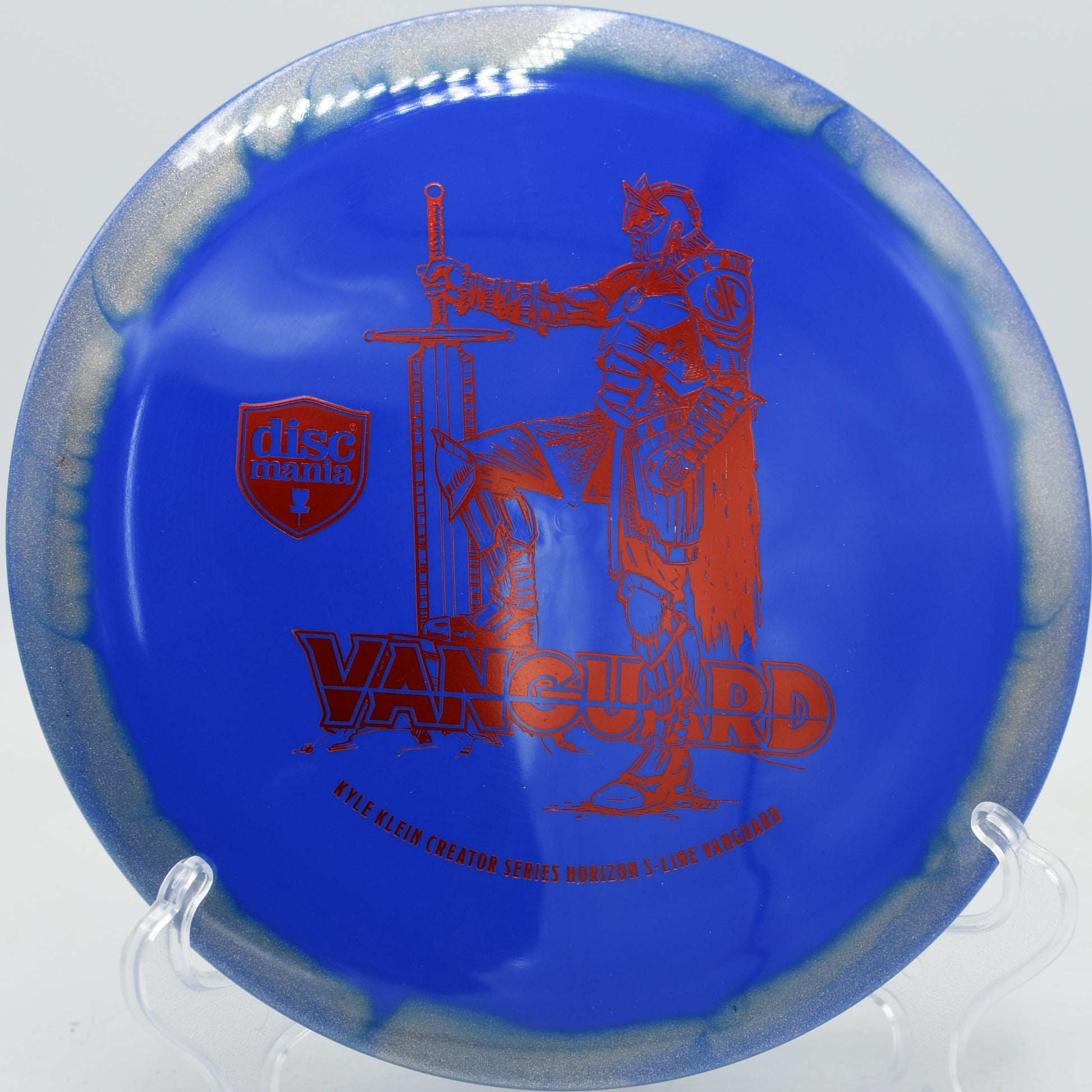 S-Line Horizon Vanguard thrown on a steep hyzer, fading predictably into the circle at Eagles Crossing.

