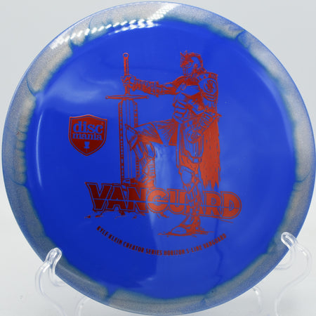 S-Line Horizon Vanguard thrown on a steep hyzer, fading predictably into the circle at Eagles Crossing.

