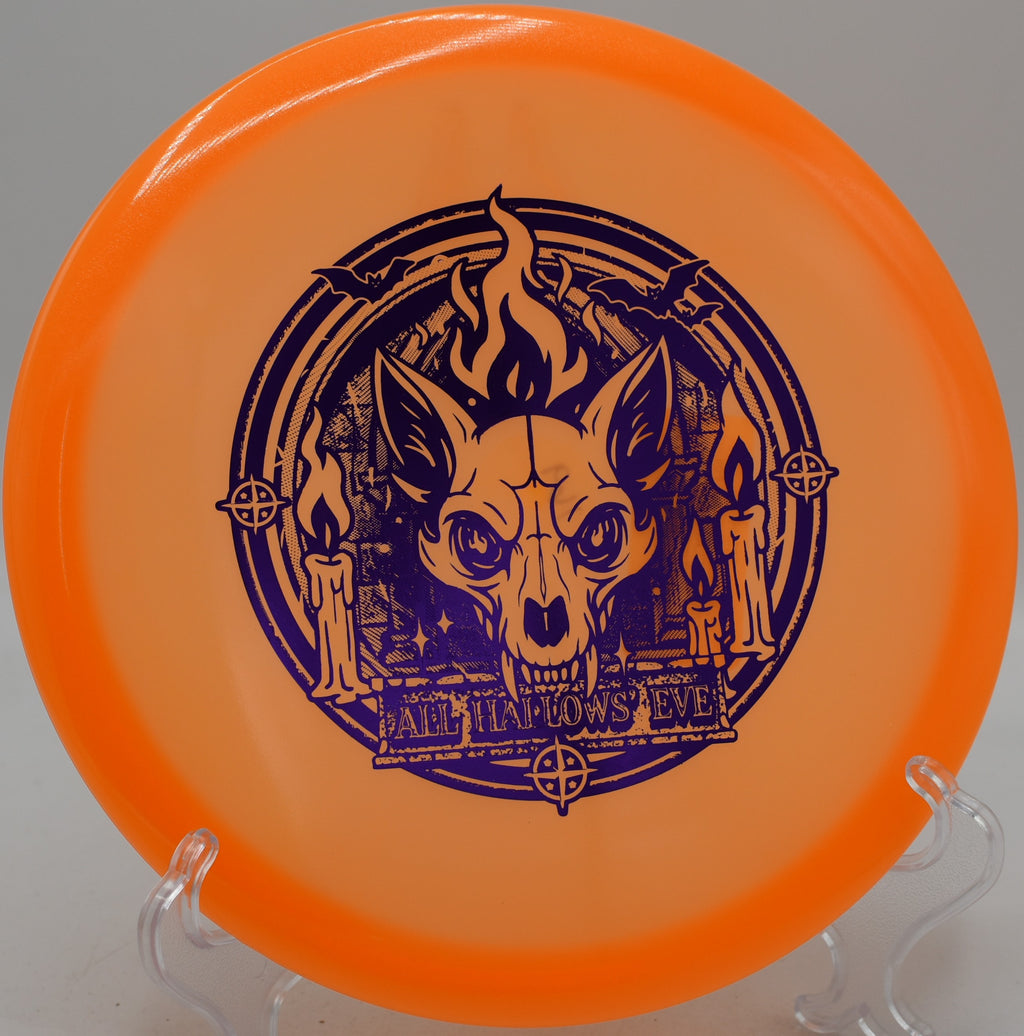 Innova Proto Glow Champion Fox fairway driver shaping straight placement shots at Rolling Pines Disc Golf Course in Wilkesboro, North Carolina