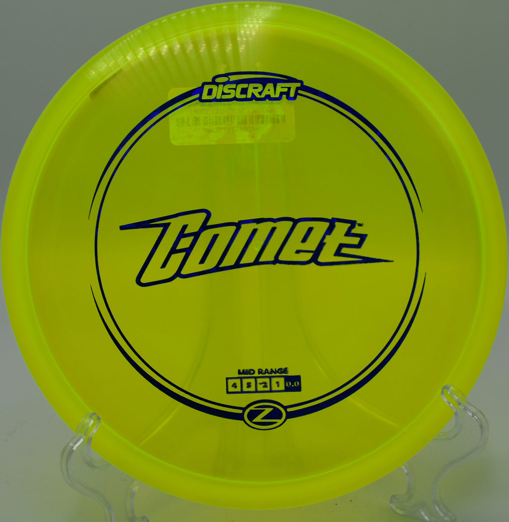 Z Comet – Straight-flying finesse disc ideal for wooded shots at Dry Creek Parkway DGC in Utah.

