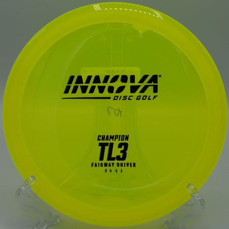 "At Redwood Disc Golf in Santa Rosa, CA, Champion TL3 delivers a crisp, straight flight for precise fairway drives."
