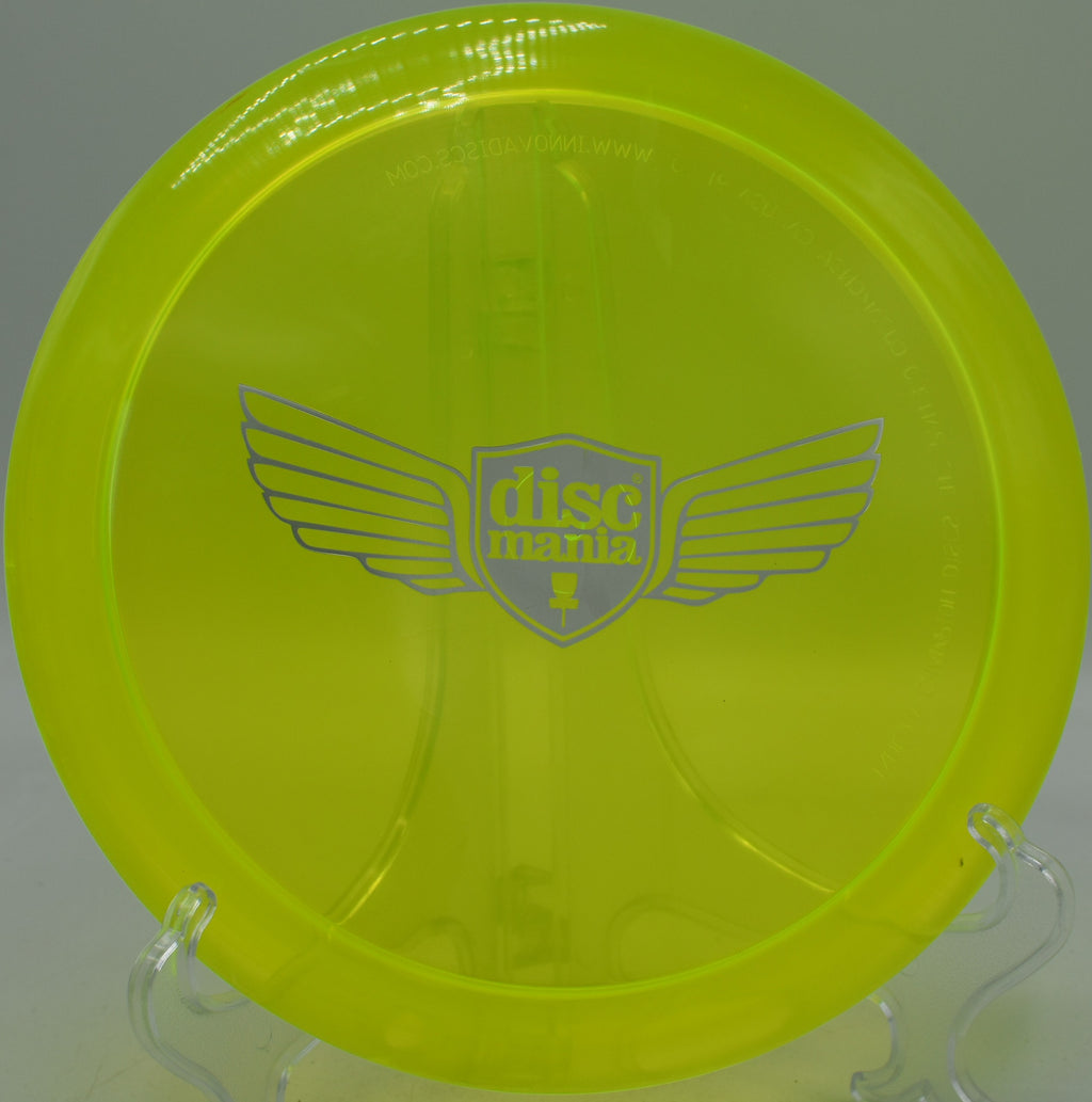 Discmania C-Line PD penned Innova Made used distance driver launched on a controlled flex line at DeLaveaga Disc Golf Course in Santa Cruz, California.