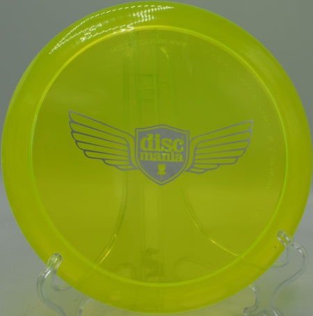 Discmania C-Line PD penned Innova Made used distance driver launched on a controlled flex line at DeLaveaga Disc Golf Course in Santa Cruz, California.