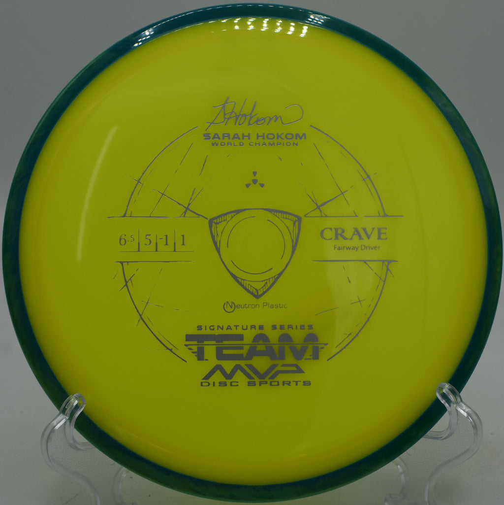 MVP Crave dependable fairway driver shaping a hyzer at Blue Ribbon Pines in East Bethel, Minnesota