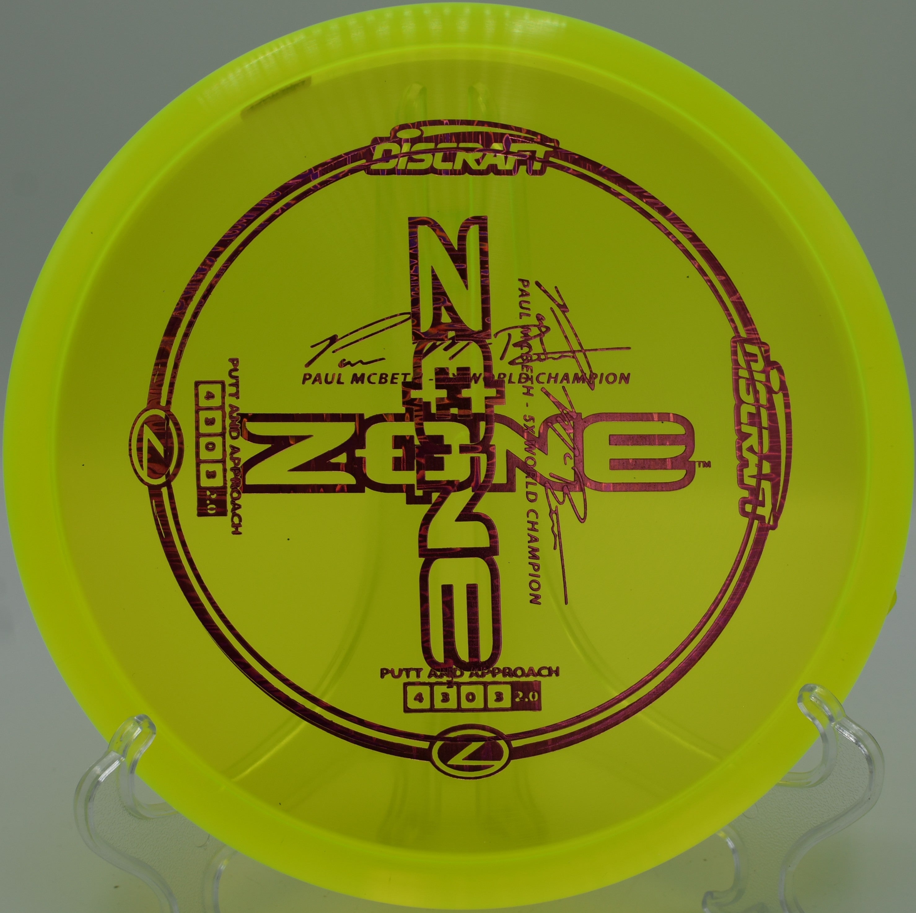 5x Paul Mcbeth Z Zone