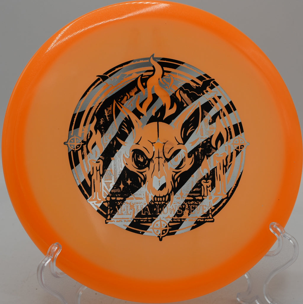 Innova Proto Glow Champion Fox fairway driver threading technical woods lines at East Roswell Park Disc Golf Course in Roswell, Georgia
