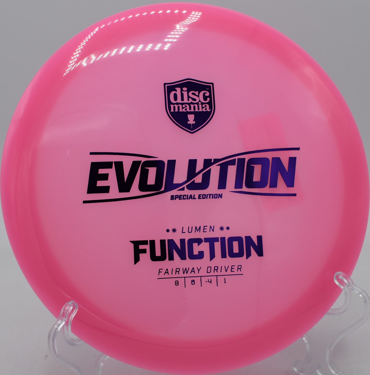 Controlled backhand turnover with the Function in glow plastic at Water Works Park in Kansas City, Missouri.

