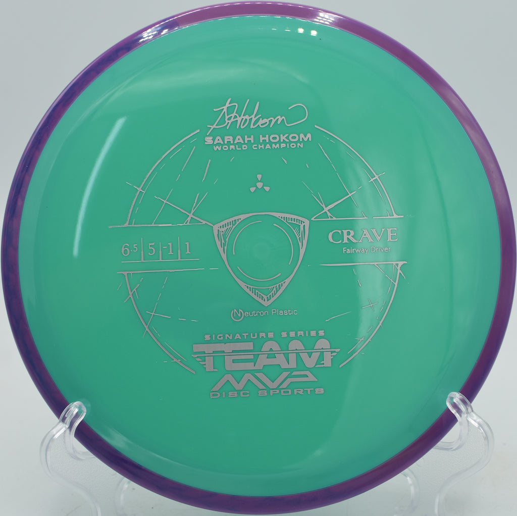 MVP Crave carving S-curve shot at Rollin Ridge Disc Golf Course in Reedsville, Wisconsin