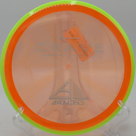 Proton Crave gliding down the tunnel shot at DeLaveaga Disc Golf Course in Santa Cruz, California.

