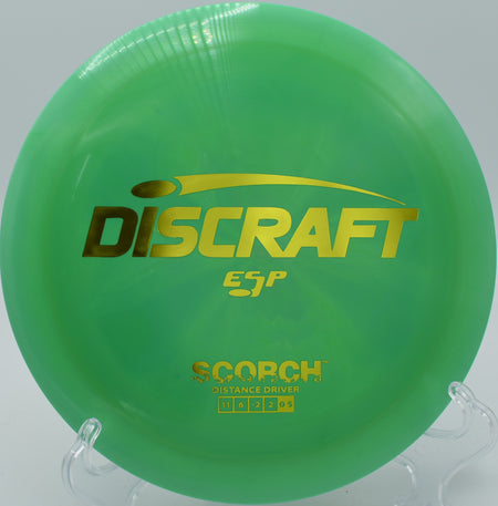 Discraft ESP Scorch – Controlled turn and dependable finish at Harmon Hills in Tennessee.

