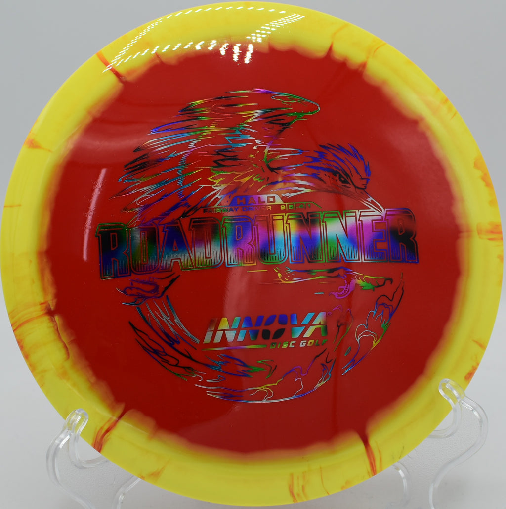 Long-gliding Halo Star Roadrunner drive at Fountain Hills Disc Golf Course in Fountain Hills, Arizona
