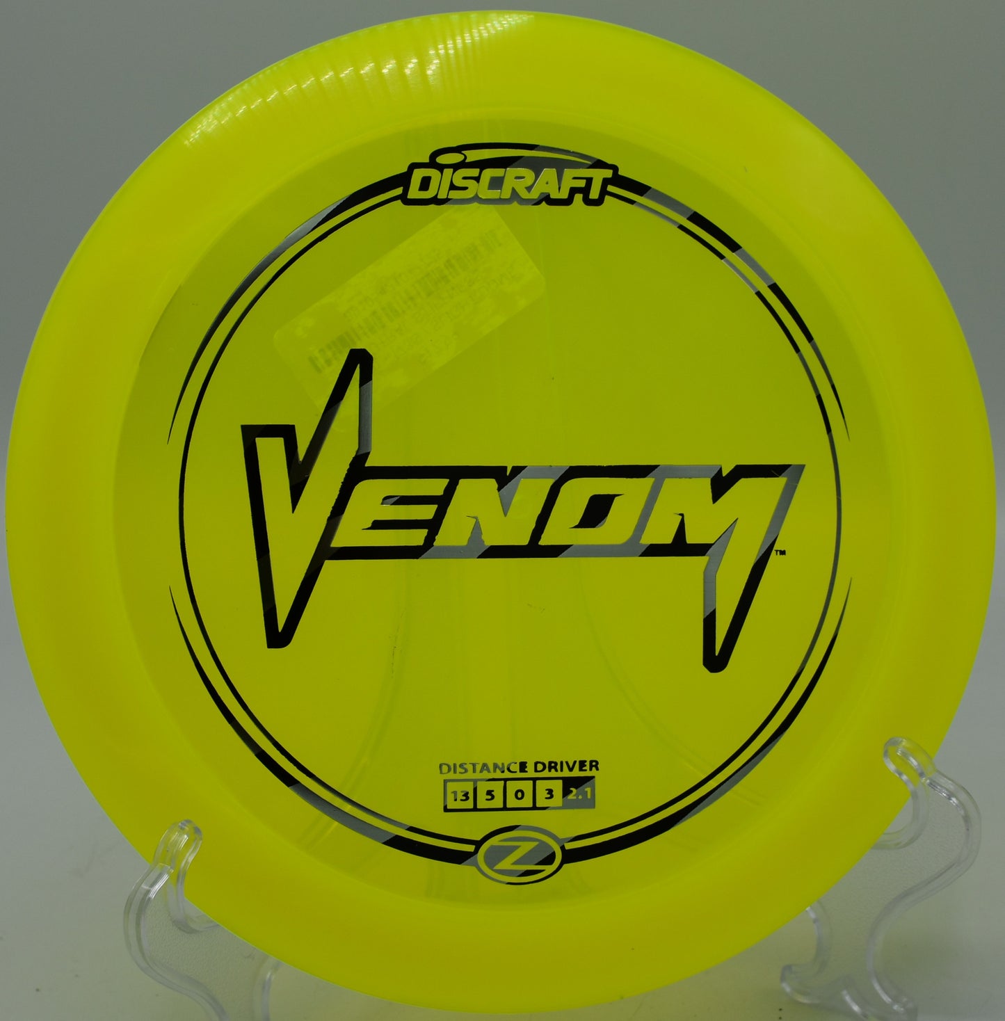 Discraft Z Venom – Extremely overstable distance driver built for headwinds at Maple Hill Disc Golf Course in Massachusetts.

