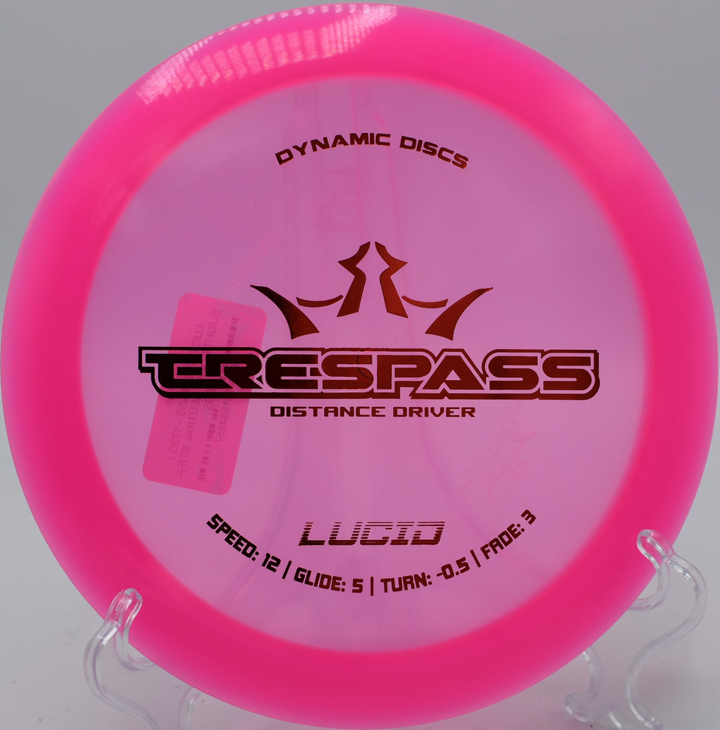 Dynamic Discs Trespass Lucid – Consistent finish and big distance at Dacey Fields Disc Golf Course in Massachusetts.

