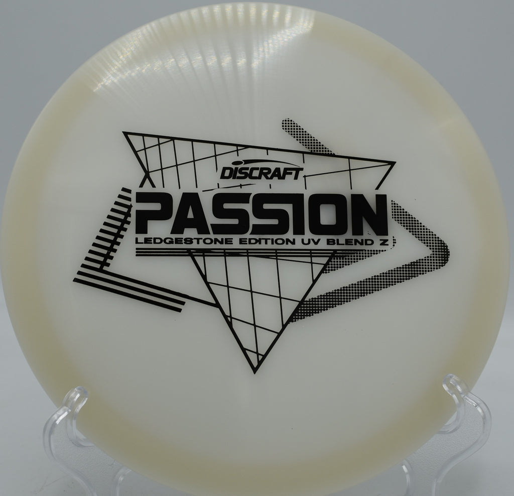 UV Z Passion launched backhand off the tee pad at Idlewild in Burlington, Kentucky, flying straight with dependable late fade for elite placement shots