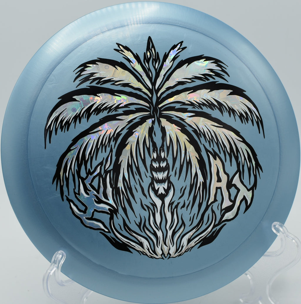 Discraft Titanium Heat – Turn-friendly driver with premium grip at Brickyard Disc Golf Course in Indiana.

