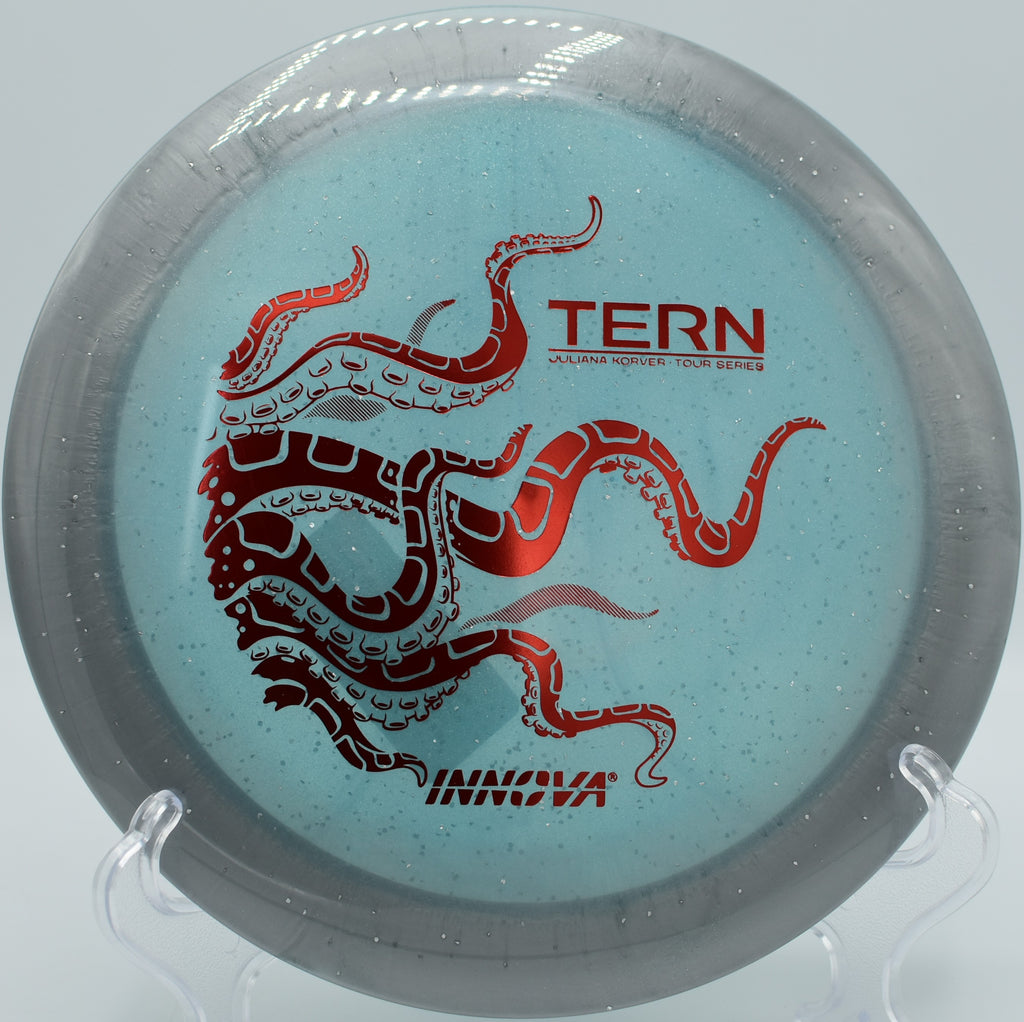 Halo Glow Tern with Moondust effect launching into golden hour skies at Harmon Hills in Fall Branch, Tennessee.

