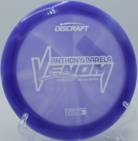 Power forehand release with Z Swirl Venom at Camp Sekani Disc Golf Course in Spokane, Washington.

