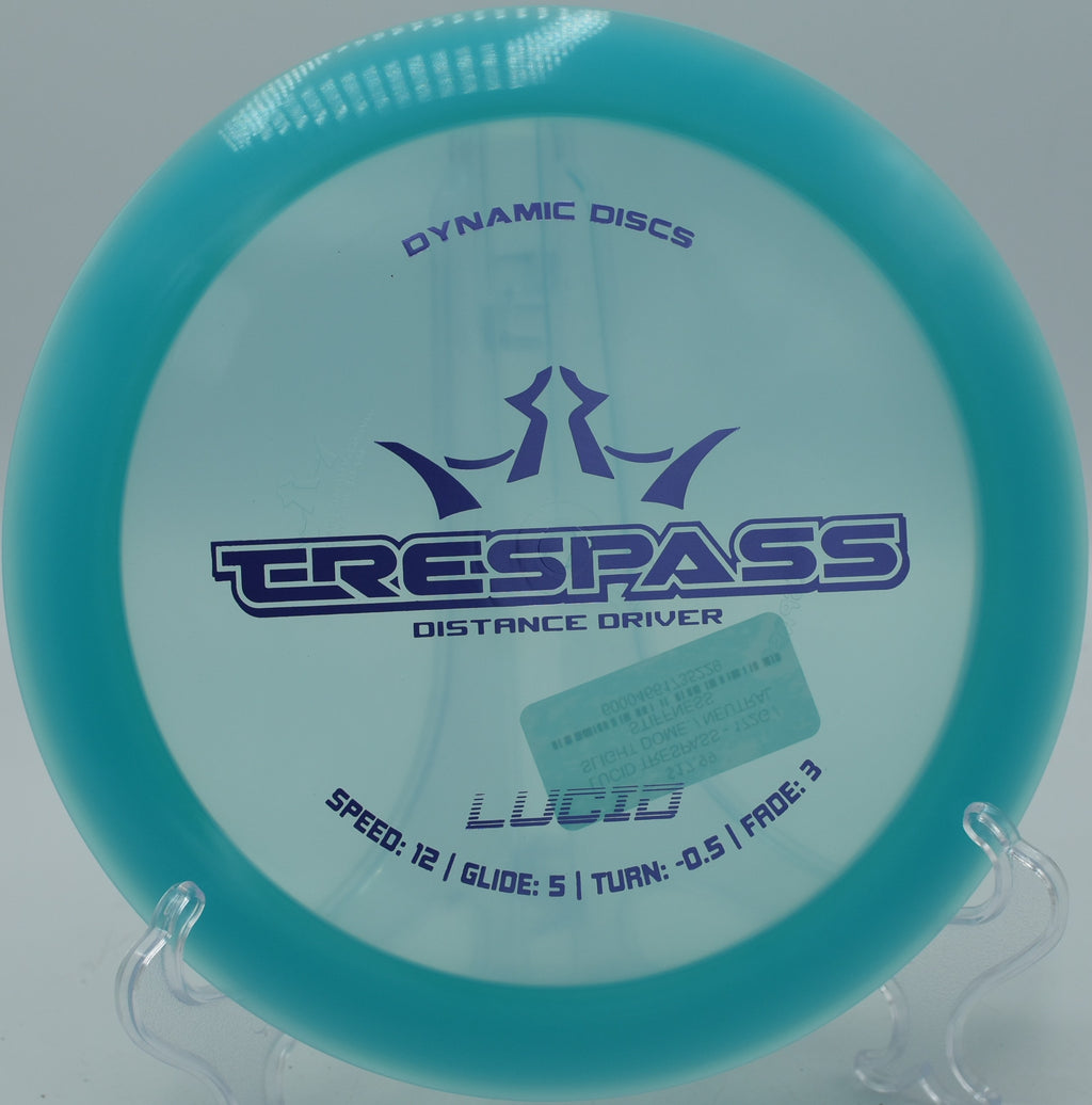 Lucid Trespass – High-speed rim for long forehands at Pioneer Park Disc Golf Course in Wyoming.


