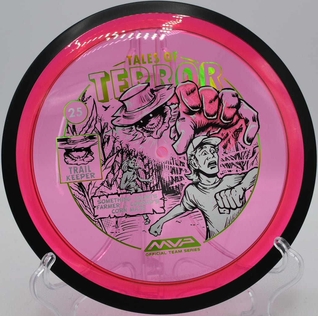 MVP Trail Proton plastic Halloween Special on a touchy anhyzer at The Hill at Disc Golf Farm in Spotsylvania, Virginia