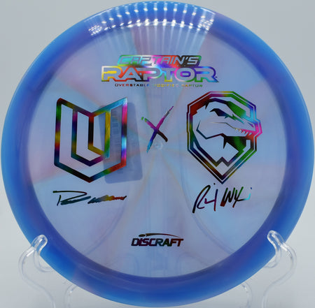 Discraft Captain’s Raptor showing elite fade at Maple Hill in Leicester, Massachusetts

