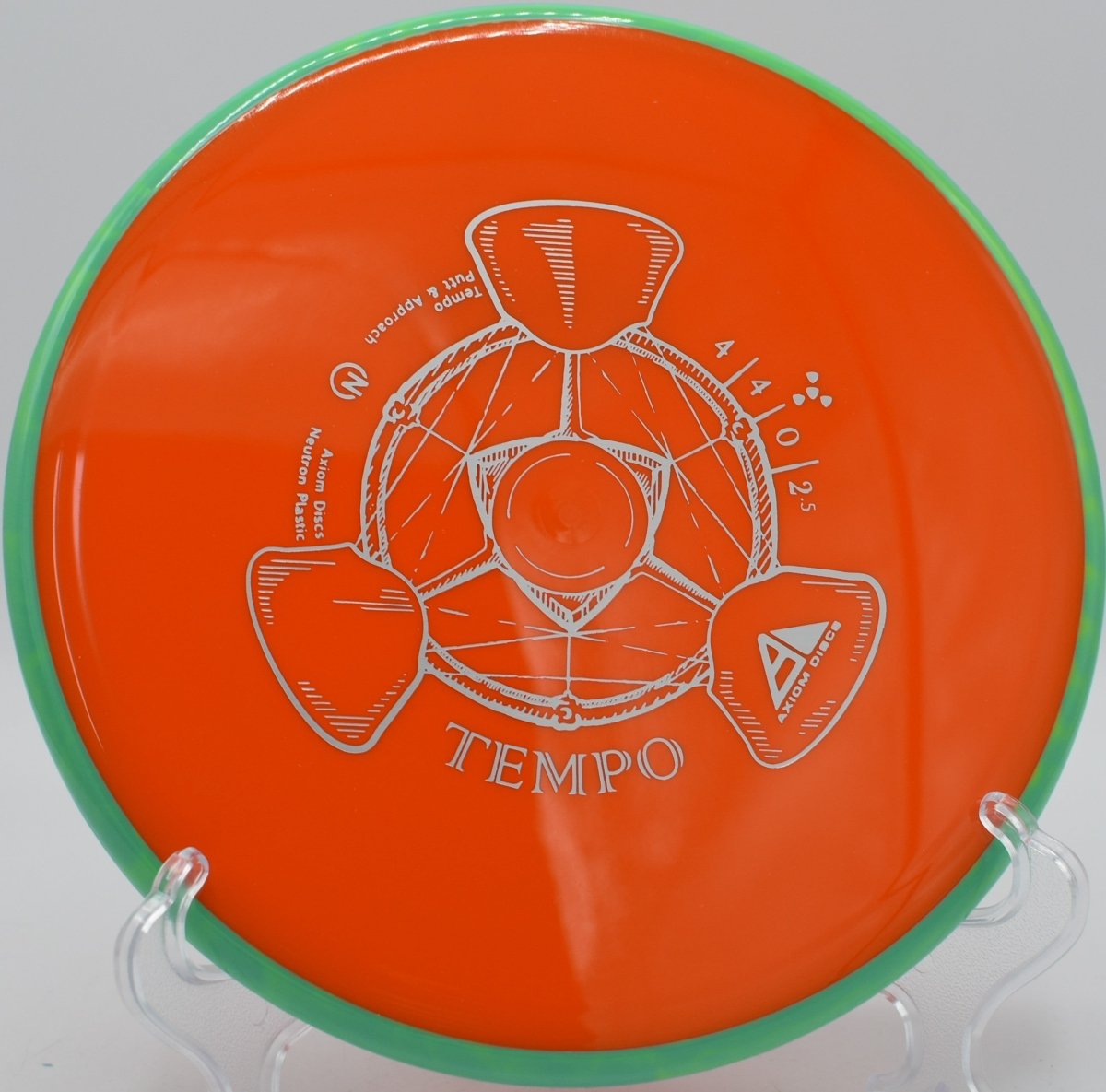Neutron Tempo low ceiling skip at Wilco DGC in Leander, TX, sliding forward with heavy fade