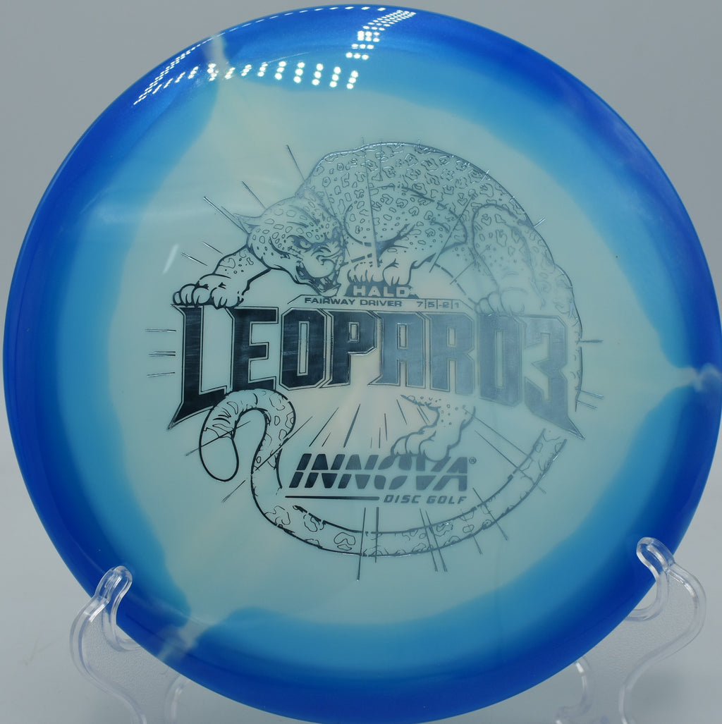 Halo Star Leopard3 hyzer-flipping through a narrow fairway at Whispering Falls DGC in Greencastle, Pennsylvania.

