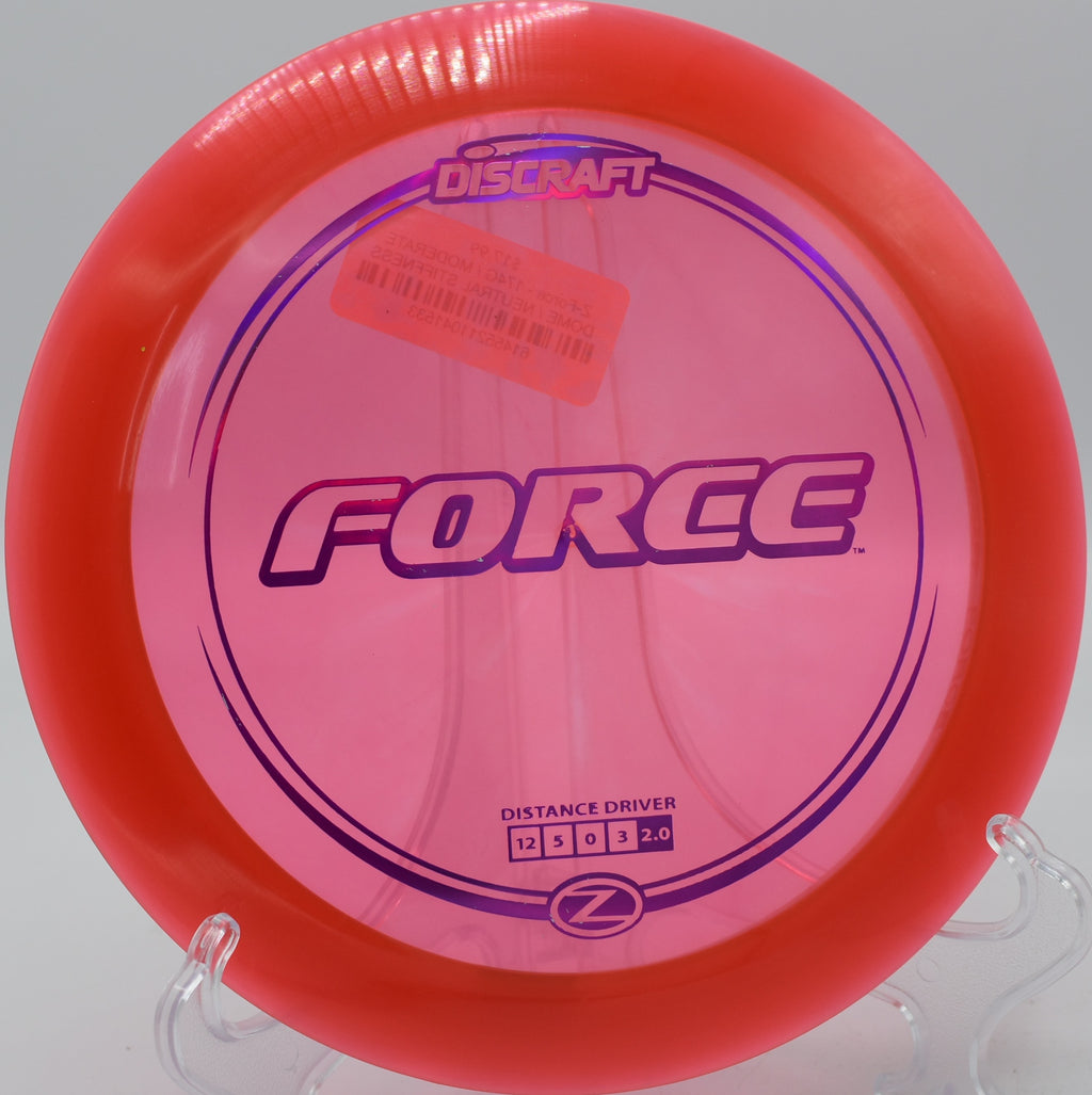 Z Force ripping a flex line through the open field at South Hills Disc Golf Course in Lebanon, Pennsylvania.

