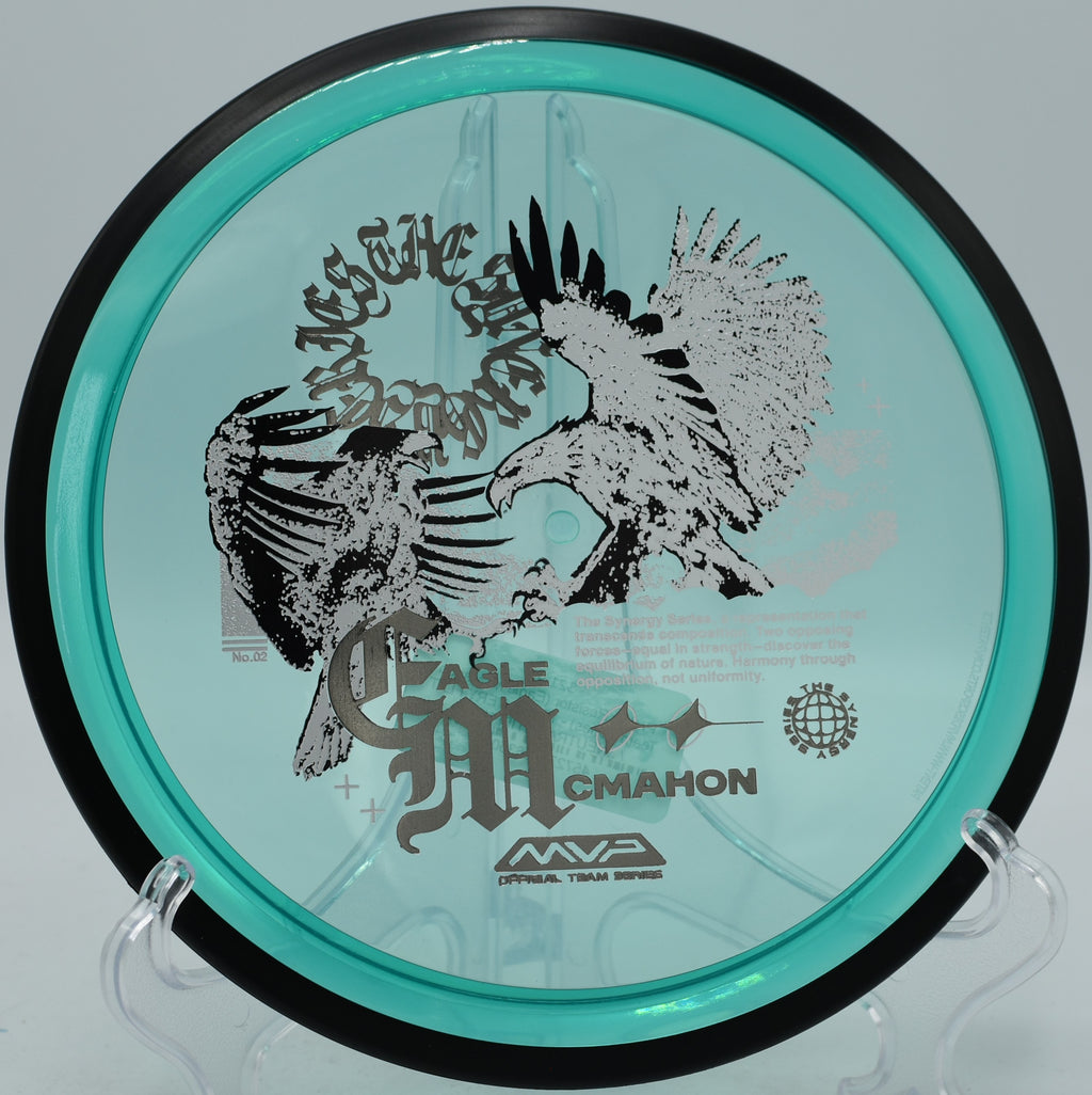 Eagle McMahon Team Series Resistor thrown low forehand at Bald Eagle DGC in North Liberty, Iowa

