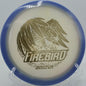 Sexton Firebird in glow plastic holding its line through an open field bomb at Lake Marshall Lions Course.

