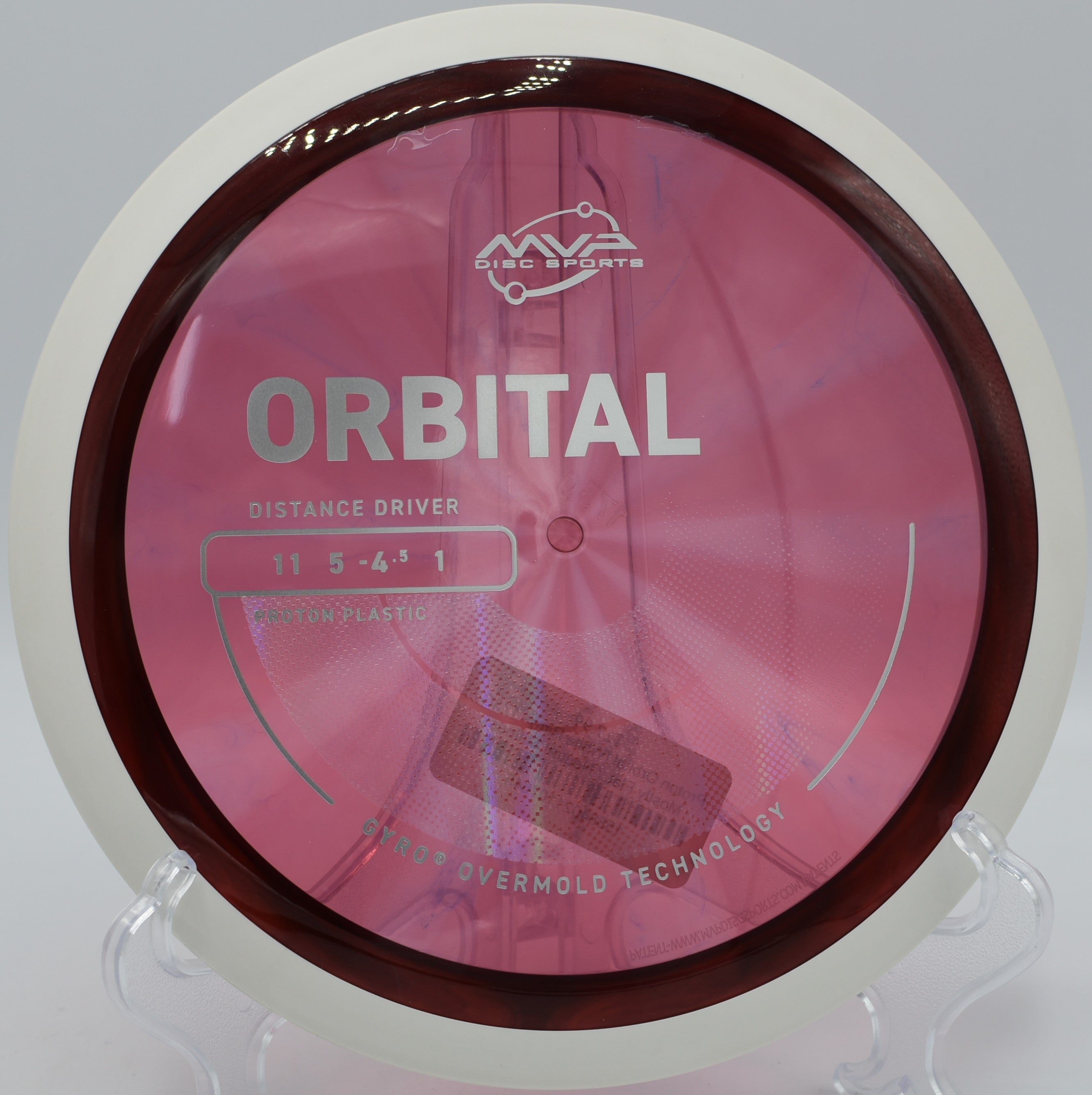 Proton Orbital disc golf driver hyzer flipping through wooded fairways at Idlewild Disc Golf Course, Burlington, Kentucky