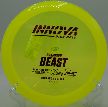 "At DeLaveaga in Santa Cruz, CA, Champion Beast showcases high glide and aggressive turnover for jaw-dropping drives."

