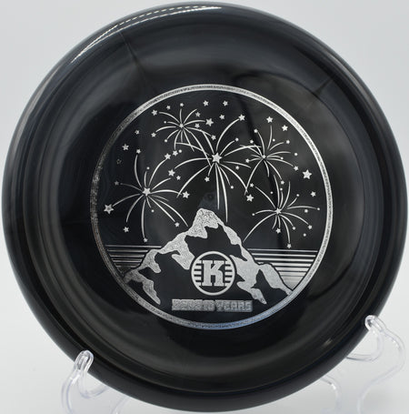 Kastaplast Berg captured mid-flight on a low ceiling line at Hudson Mills in Dexter, Michigan