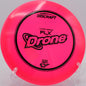 ESP FLX Drone performing a short skip hyzer up to the pin with minimal glide at Idlewild in Kentucky.

