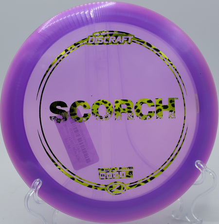 Z Scorch – Great for long shaping lines through fairways at Oggwood Disc Golf Course in Tennessee.

