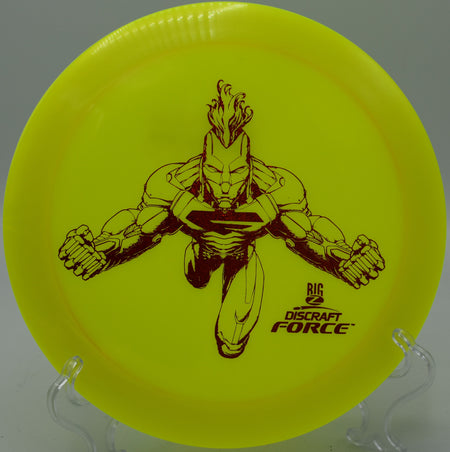 Discraft Force Big Z – Ideal for windy conditions and forehand bombs at Black Falcon Disc Golf Course in Michigan.

