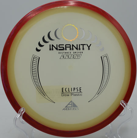 Eclipse Insanity mid-flight during a glow round at Hornets Nest Park in Charlotte, North Carolina.

