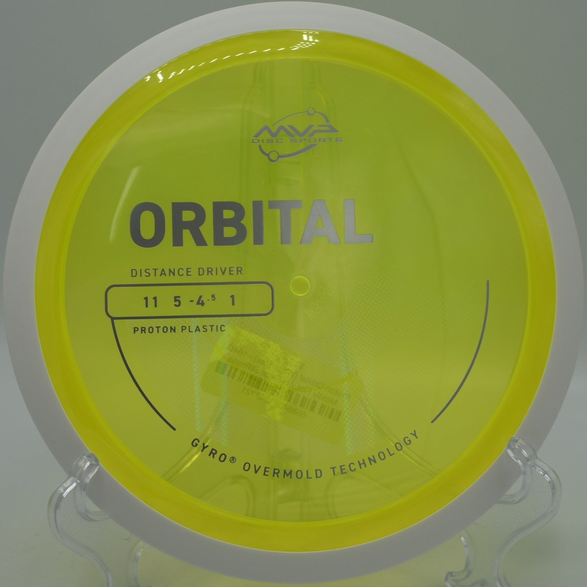 Proton Orbital disc golf driver gliding on a long anhyzer line at Milo McIver State Park, Estacada, Oregon