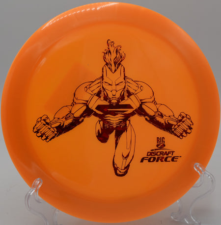 Discraft Big Z Force – Fast, overstable driver for backhand distance at Harry Myers Park in Texas.

